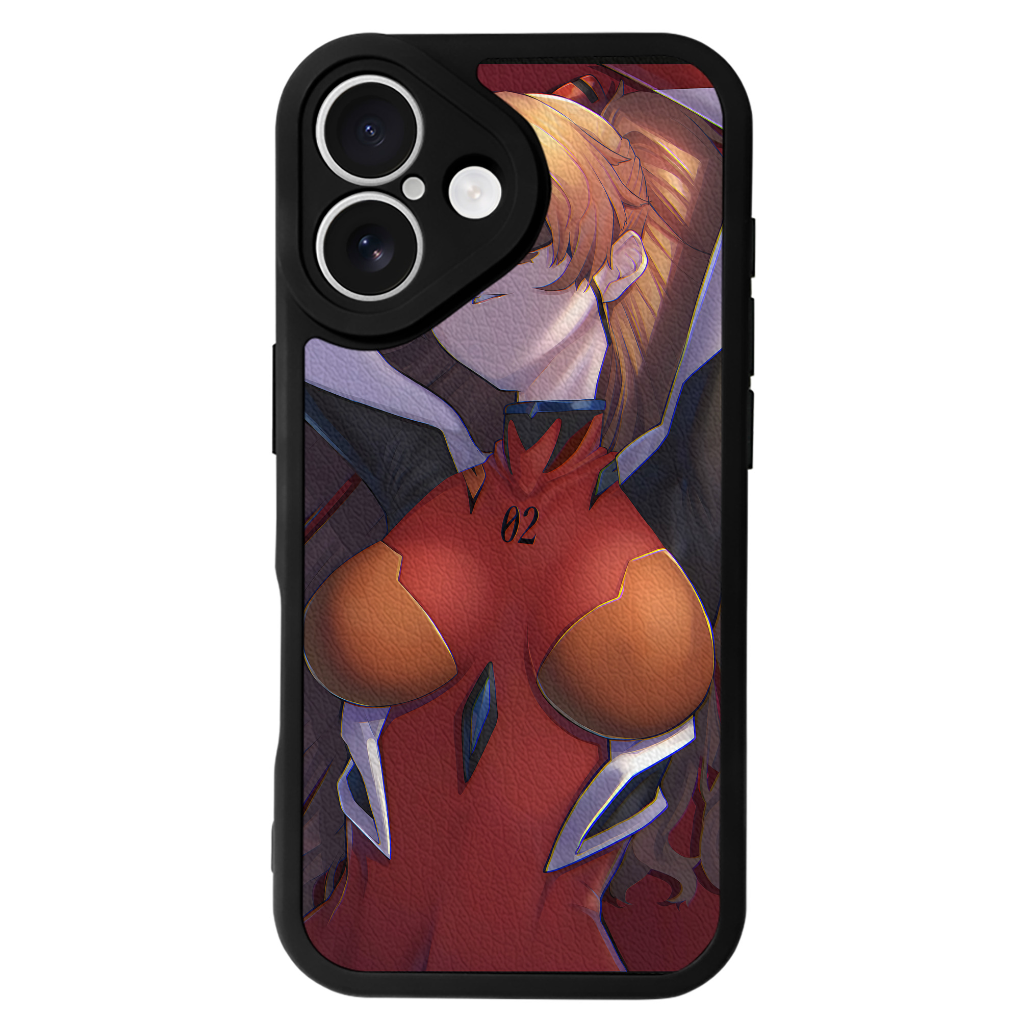 （画像用） EVA 新世紀エヴァンゲリオン 【iPhone 16シリーズ対応】シリコンスマホケース（レザー調） 材質：シリコン
